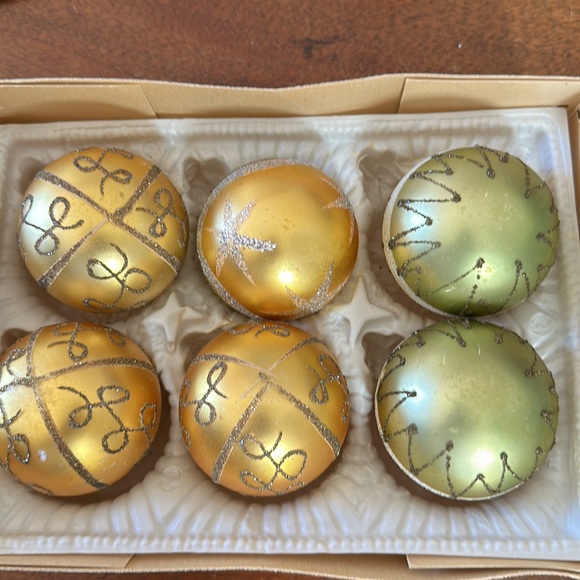 Vintage West Germany D.B.G.M Glass Ornaments - Picture 6 of 6